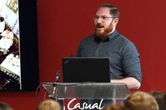 Brian Trollip from Dishoom speaking at Casual Dining show