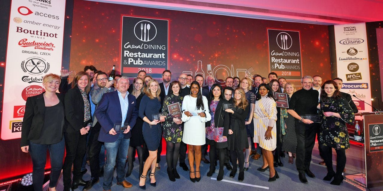 Casual Dining Restaurant & Pub Awards 2018: Winners