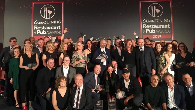 CDA19 – winners 1 Casual Dining Awards 2019