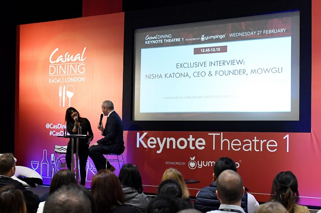 Nisha Katona at Casual Dining 2019